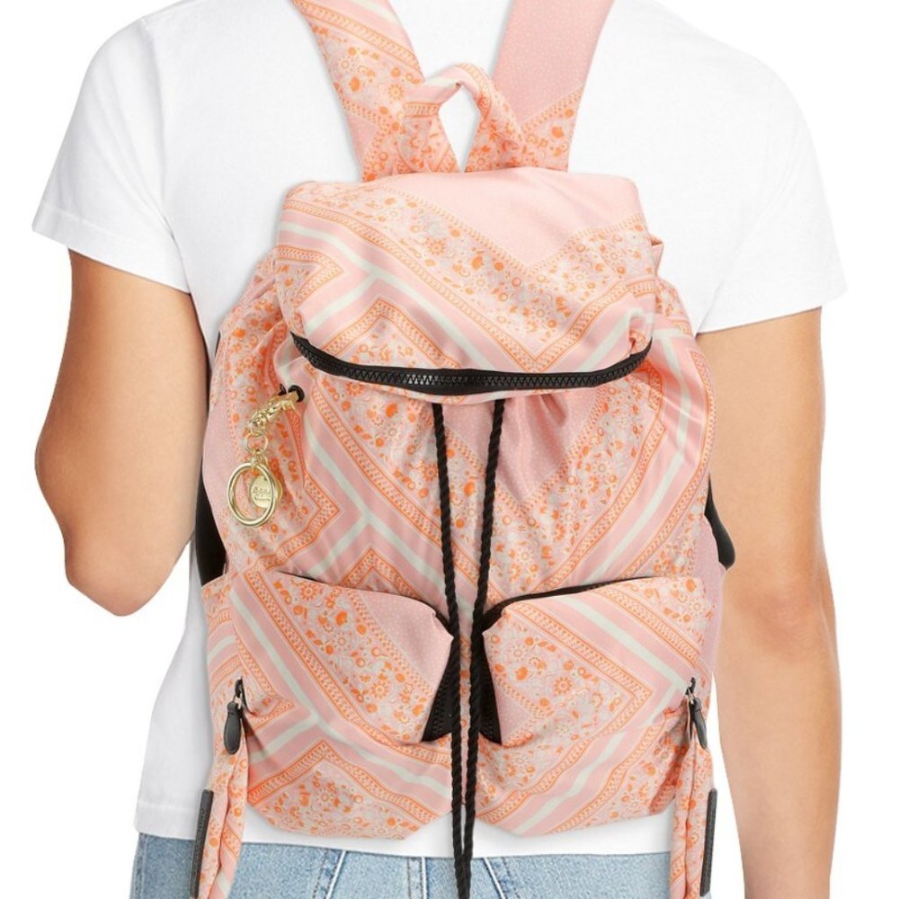 See By Chloe Joy Rider Bandana-Print Backpack in Fallow MSRP $380 Super Cute